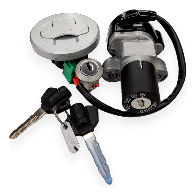 Kit Switch Encendido+ Tapa+ Seguro Gixxer 150 Suzuki Origina