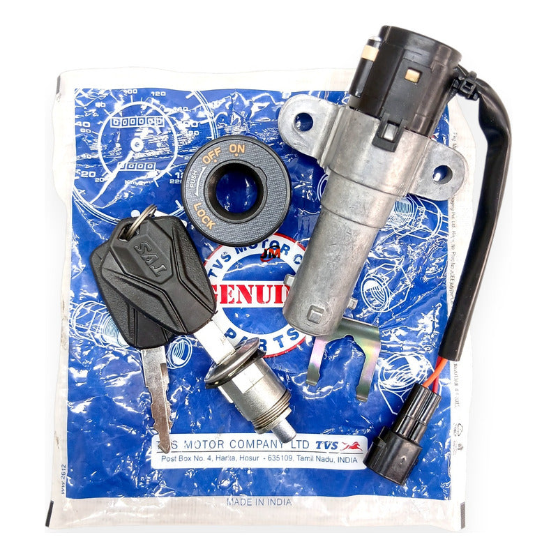 Kit Switch Encendido + Tapa Ntorq 125 /125 F.i Completo Tvs