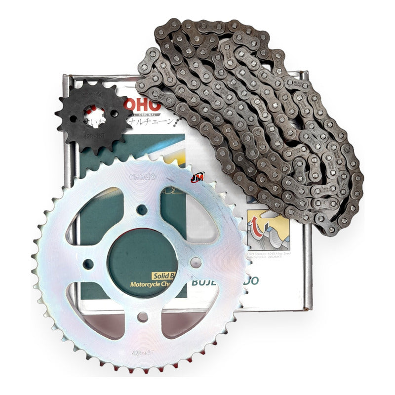 Kit Arrastre Gixxer 150 Sf /fi (15-45) 428hs-132 Choho Plateado