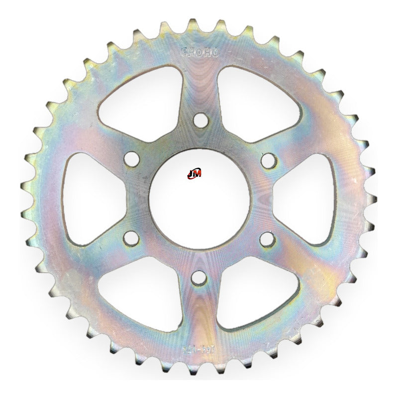 Kit Arrastre Pulsar 200 Ns-as-rs-fi (14x39) 520hs-110 Choho Plateado