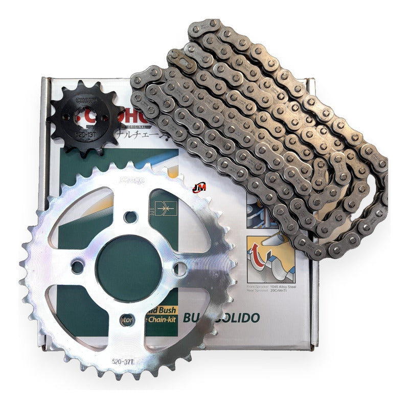 Kit Arrastre Oring Xpulse 200 /hunk 190 (13x37) /520ho Choho Plateado