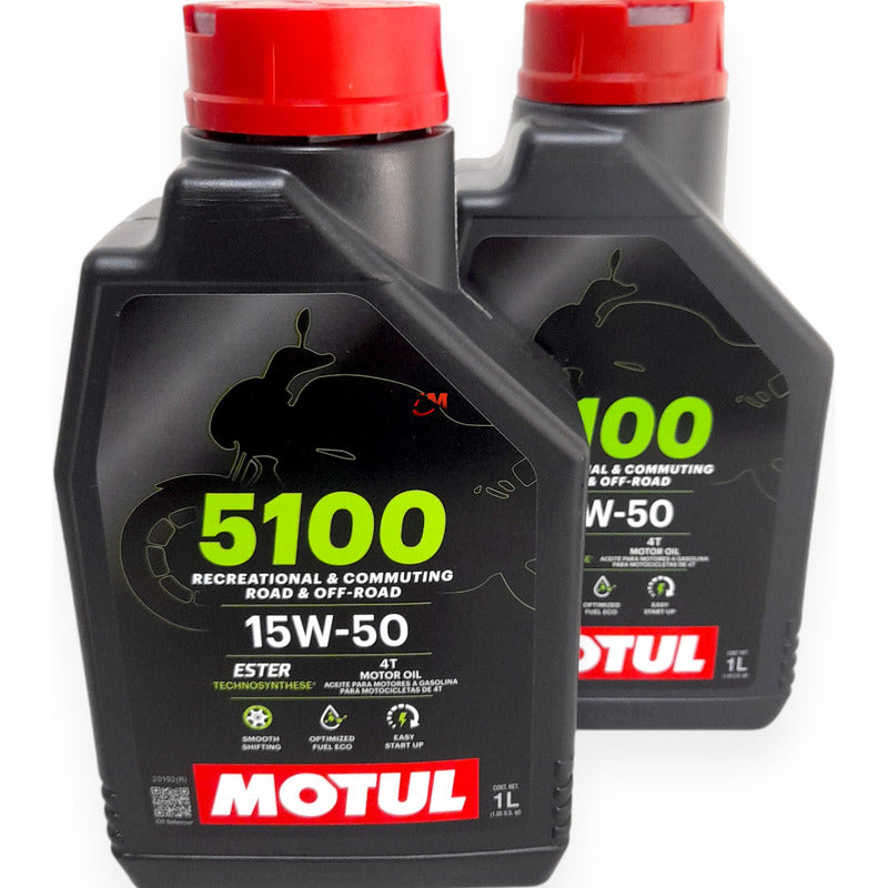 Aceite Motul 15w-50 X2 + Filtro Aceite + Aire Duke 200 Ng