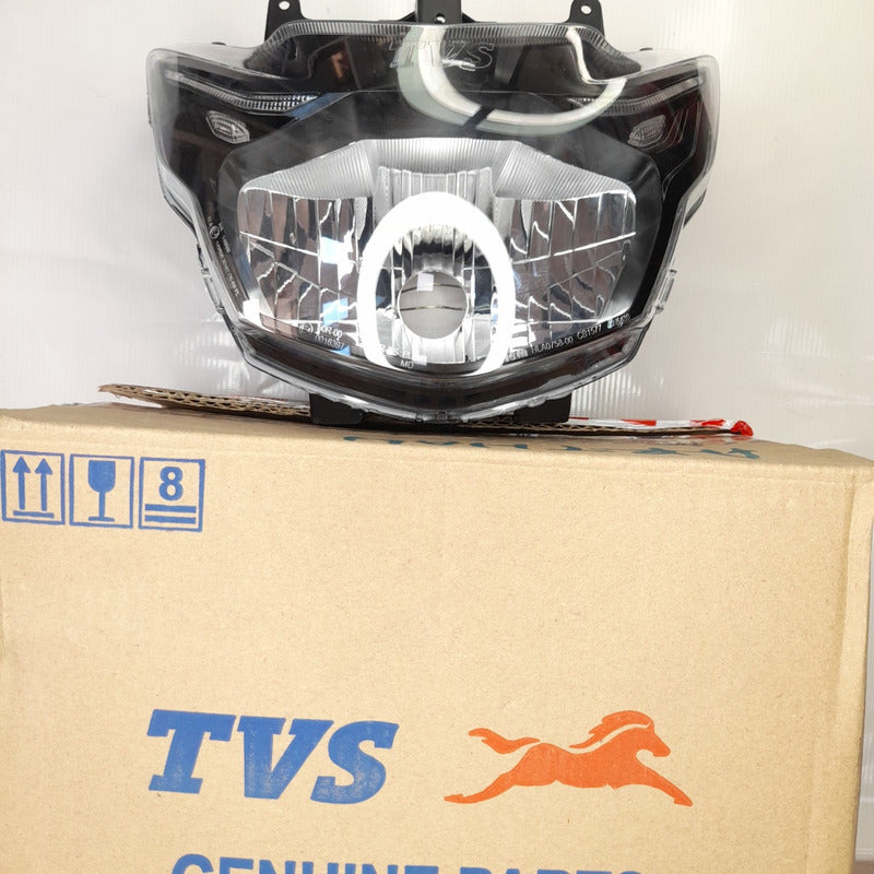Farola Completa Original Tvs Apache 160 2v -180 Modelo Nuevo