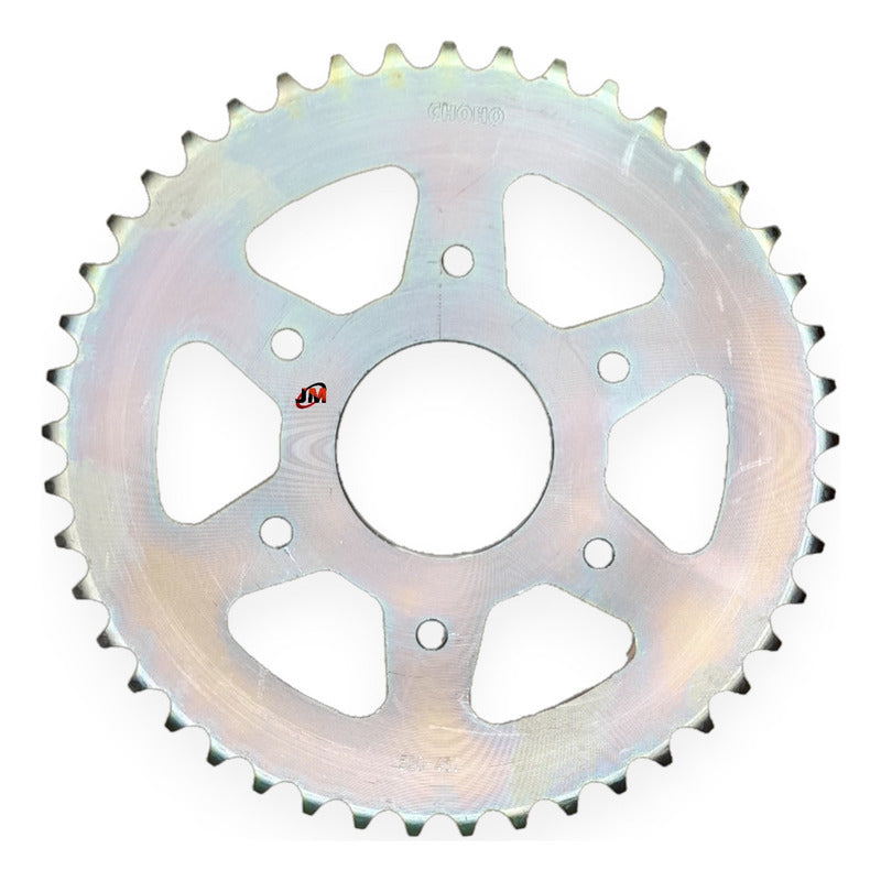 Kit Arrastre Dominar 400 /ug /ktm 390(15x45) 520sx-120 Choho Plateado