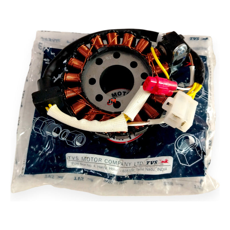 Plato Bobinas Stator Apache 160 Fi /200 Fi Tvs Original