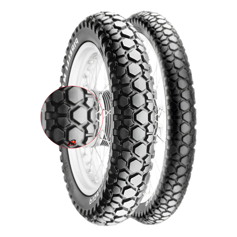 Llantas 110/80-18 Y 80/90-21 Pirelli Mt70 Combo Tt
