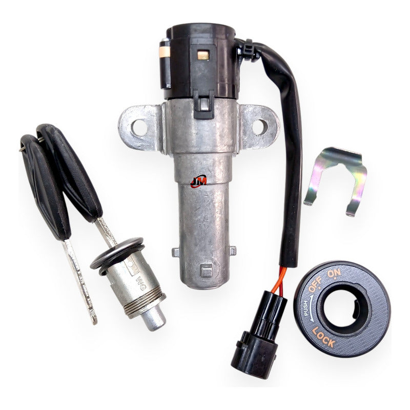 Kit Switch Encendido + Tapa Ntorq 125 /125 F.i Completo Tvs
