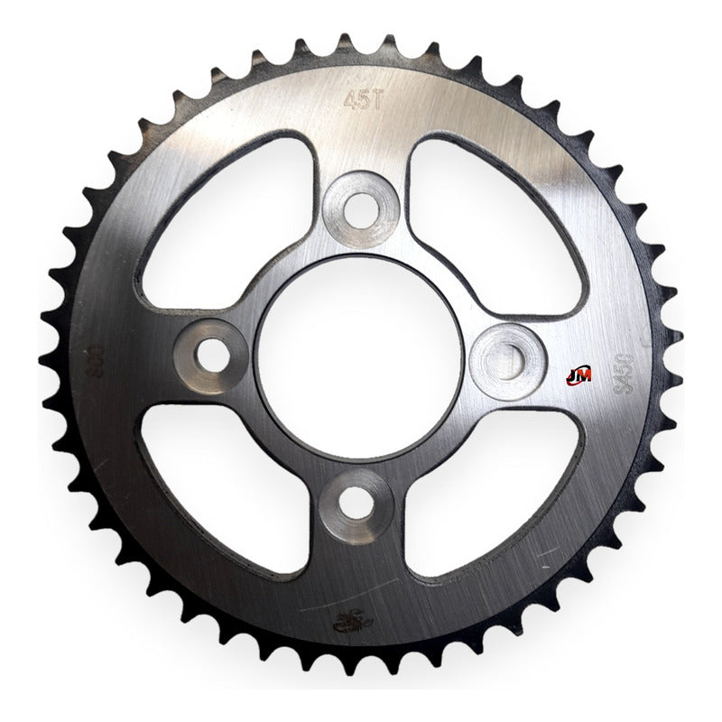 Kit Arrastre Apache Rtr 160 4v Revo Scorpion (14x45)428h-138 Plateado
