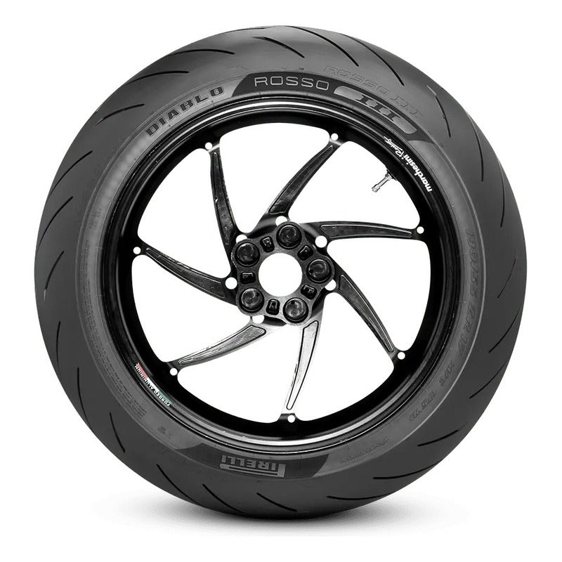 Llanta 180/55-17 Y 120/70-17 Pirelli Diablo Rosso 3 Combo Tl