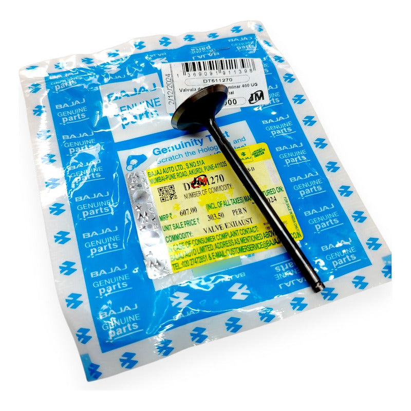 Valvula De Escape Dominar 400 Ug Bajaj Original