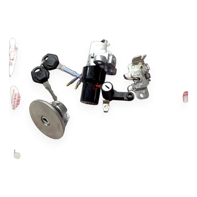 Kit Switch Encendido + Tapa Fz 16 Completo Yamaha Original