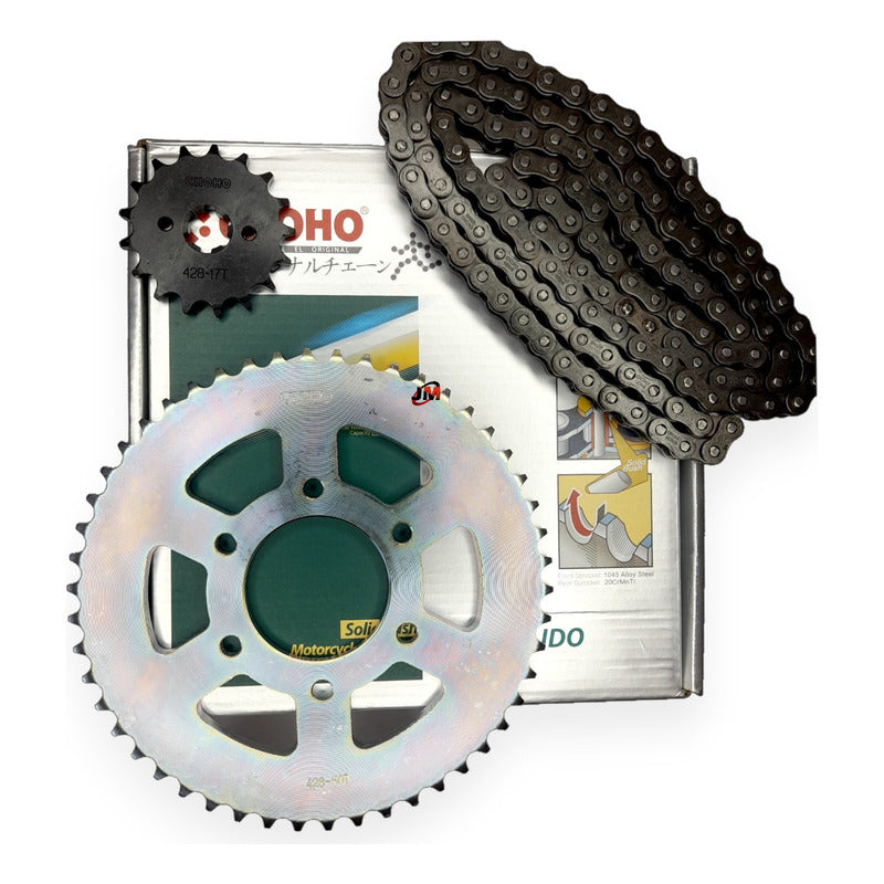 Kit Arrastre Dr 150 (17-50) 428hs-132 Choho Plateado