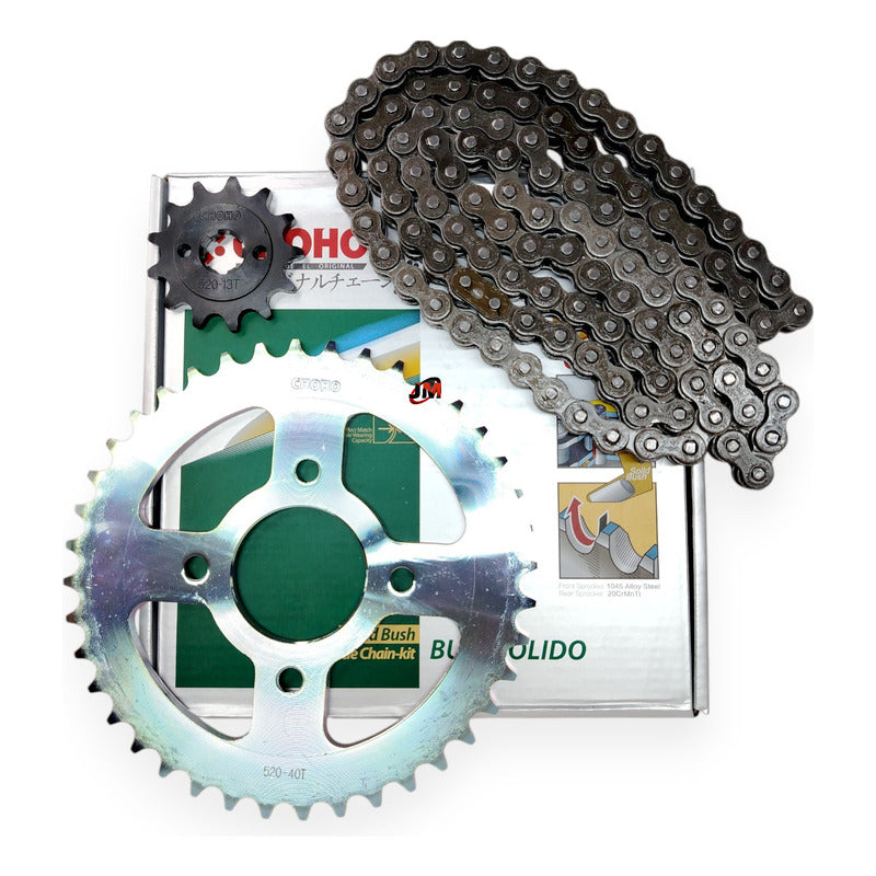 Kit Arrastre Hunk 160r Hero (13x40) /520h-110 Choho Plateado