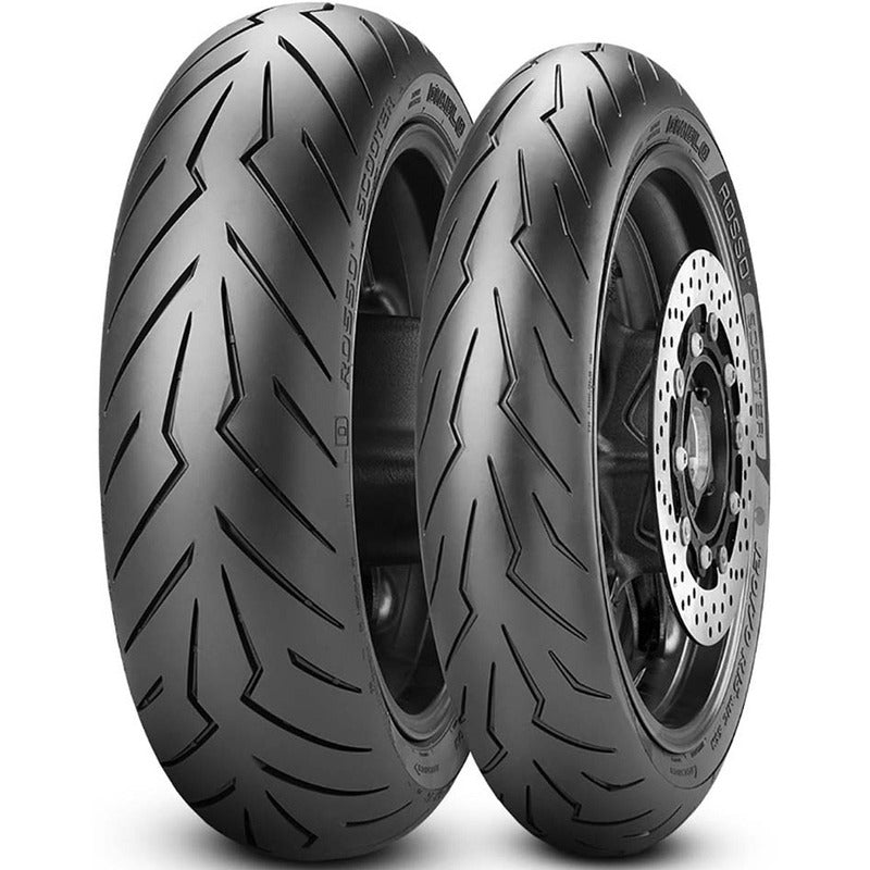 Llanta 130/70-13 Diablo Rosso Scooter Pirelli Tl-nmax -black