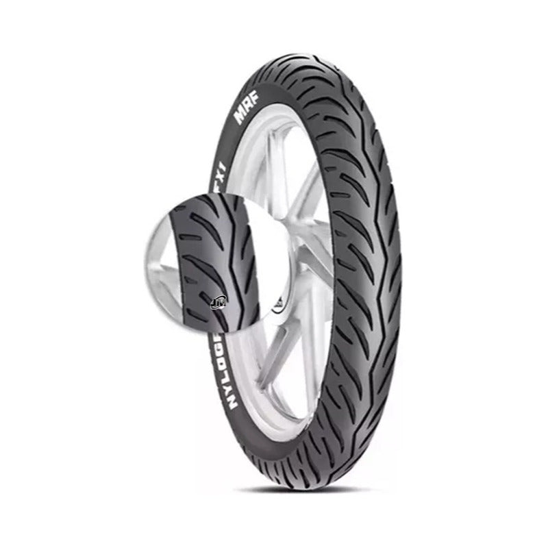 Llanta 100/80-17 Mrf Zapper Fx Tl