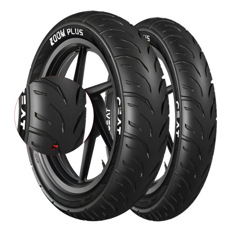Llantas 140/70-17 Y 100/80-17 Ceat Zoom Plus Tl