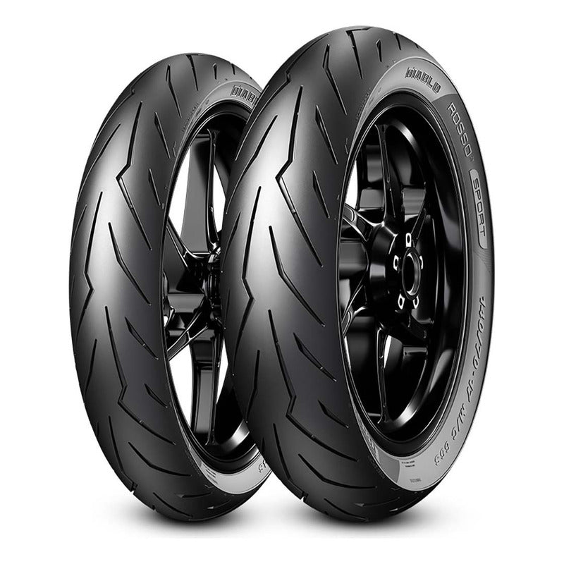 Llanta 140/70-17 Y 110/70-17 Pirelli Diablo Rosso Sport Tl