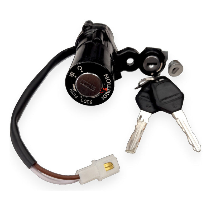 Kit Switch Encendido + Seguro Discover 100 /m /150 St Bajaj