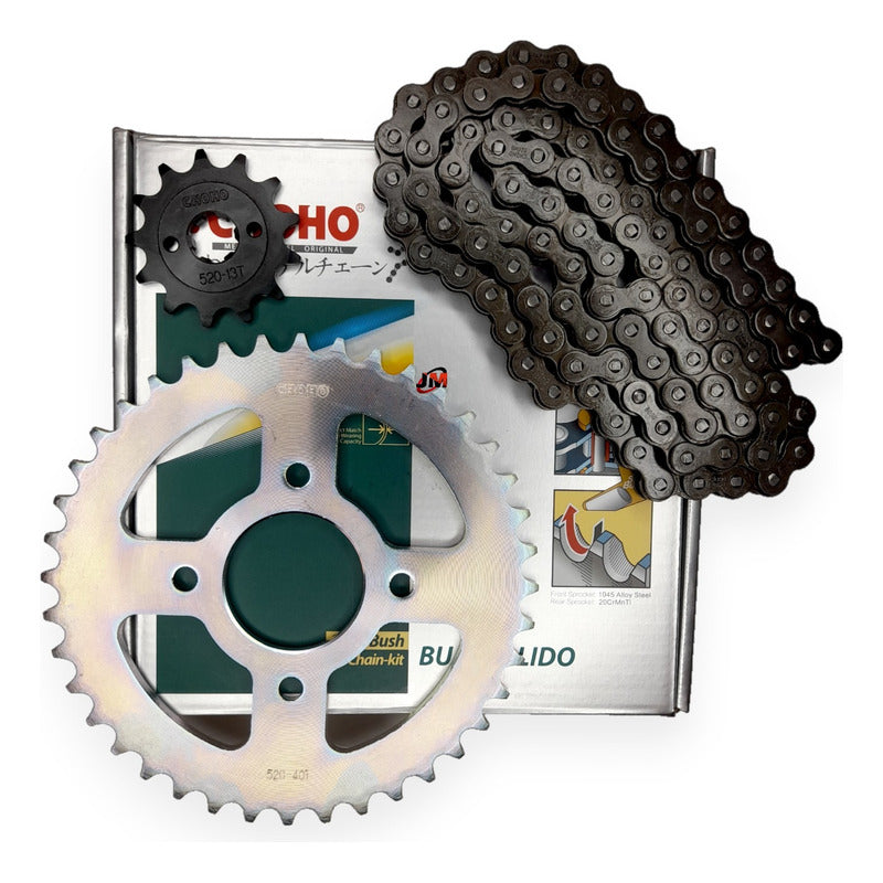 Kit Arrastre Ttr 180 /200 /ds200 (13x40) 520hs-104 Choho Plateado