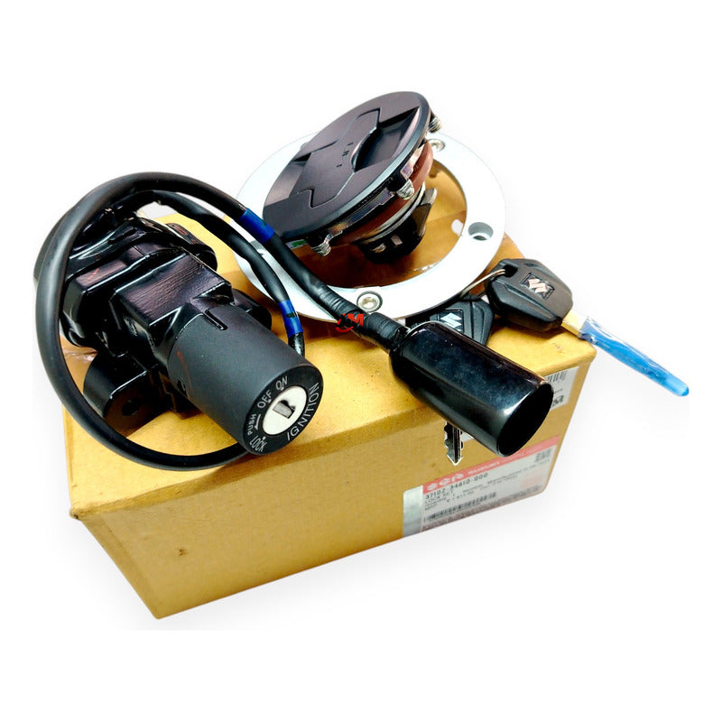 Kit Switch Encendido + Tapa Tanque Gixxer 150 Fi Suzuki