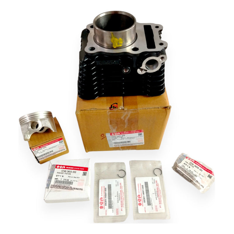 Kit Cilindro Completo Gixxer 150 Fi Suzuki Original