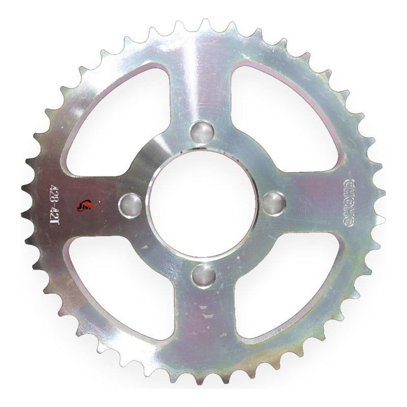 Kit Arrastre Boxer Ct 100 /platino 100(14x42) 428h-120 Choho Plateado