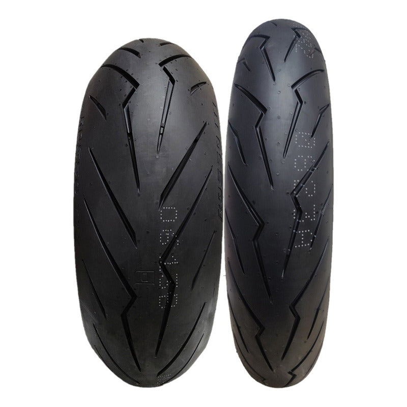 Llanta 180/55-17 Y 120/70-17 Pirelli Diablo Rosso 3 Combo Tl