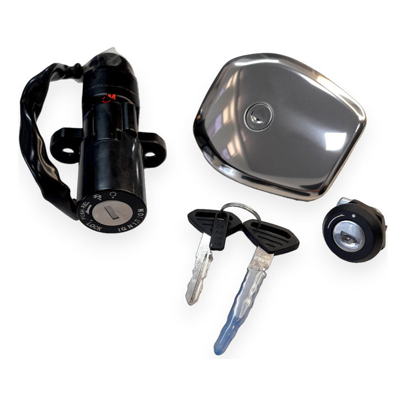 Kit Switch Encendido + Seguro Discover 135 Bajaj Original