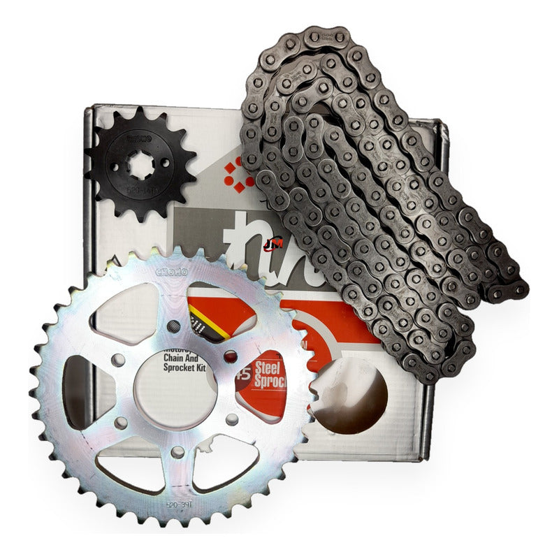 Kit Arrastre Oring Pulsar 200 Ns-as-fi(14x39)520ho-110 Choho Plateado