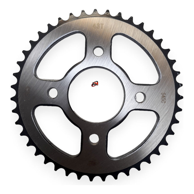 Kit Arrastre Discover125-150 St Revo Scorpion (15x43)428-132 Plateado