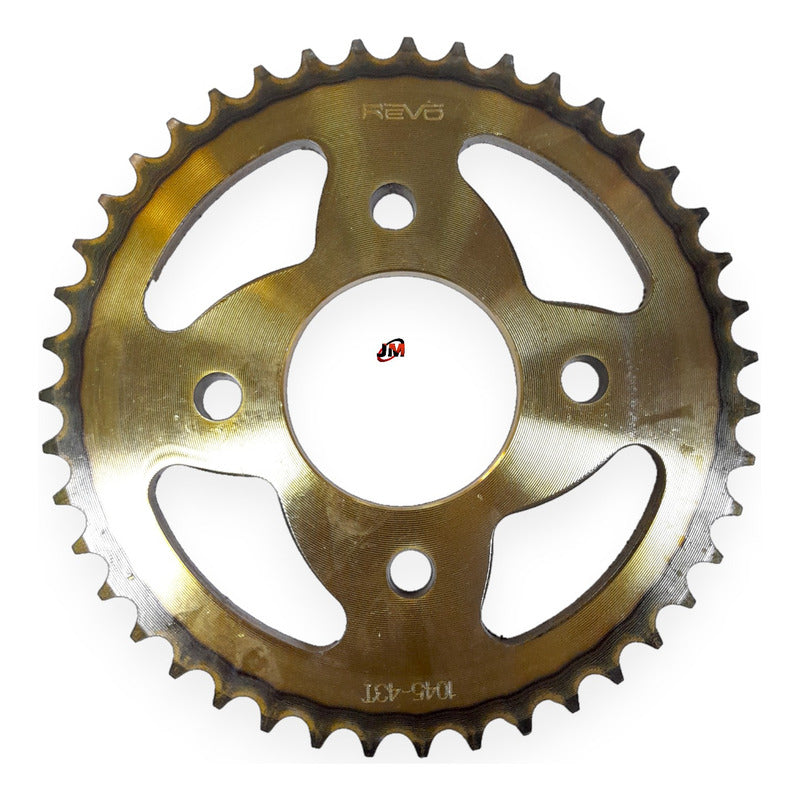 Kit Arrastre Cbf150 Revo Termico (15x43) 4h /428h-132 Dorado Oscuro