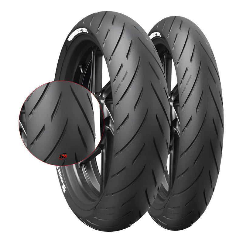 Llantas 150/60-17 Y 110/70-17 Eurogrip Atr 3165 Zr Radial Tl