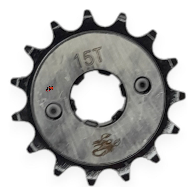 Kit Arrastre Cb 190 R Revo Scorpion (15x45)/428h-132 Dorada Plateado