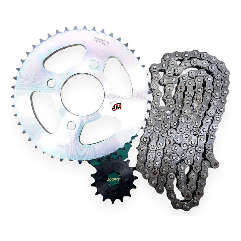 Kit Arrastre Victory Nitro 151r /mrx 200 Arizona(15x46)choho Plateado