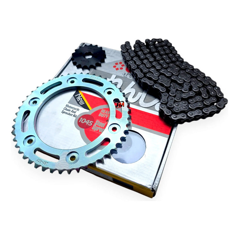 Kit Arrastre O-ring  Xr 150l /xr 125l Racing Choho (17x48) Plateado
