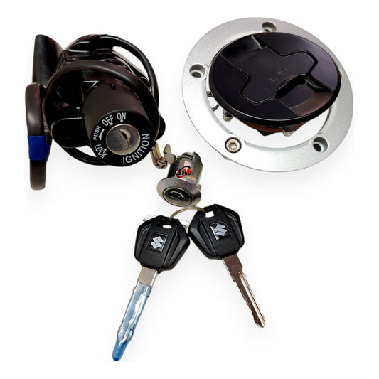 Kit Switch Encendido + Tapa Tanque Gixxer 250 Suzuki