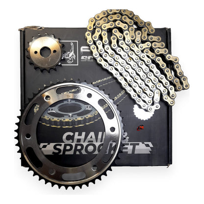 Kit Arrastre Xr 150l/xr 125l Revo Scorpion (17x49) /428h-130