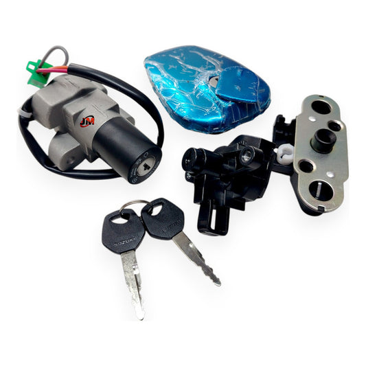 Kit Switch Encendido + Tapa Tanque + Seguro Gs 125 Suzuki