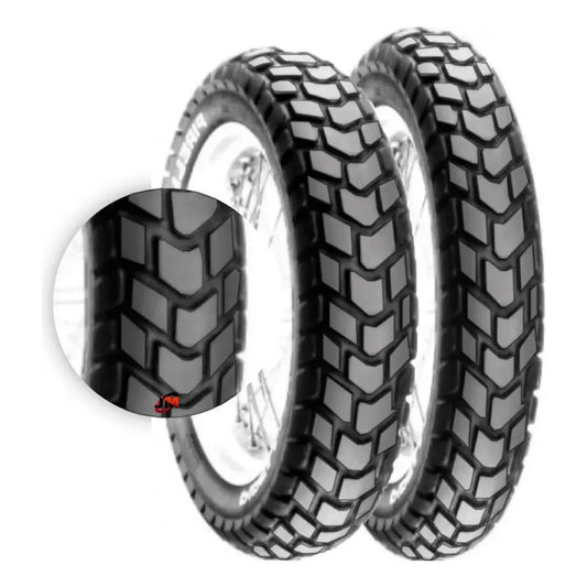 Llanta 110/90-17 Y 90/90-19 Pirelli Mt60 Tt Combo