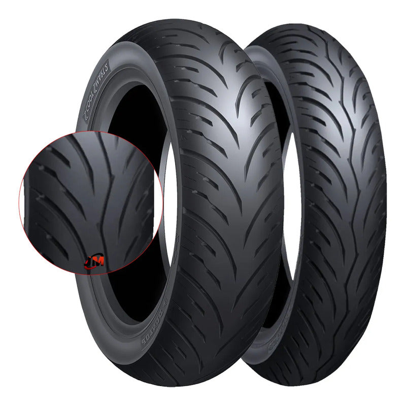 Llantas 130/70-12 Y 120/70-12 Scoot Smart 2 Combo Tl