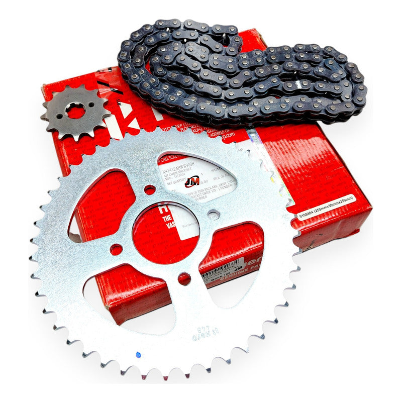 Kit Arrastre Xpulse 200 4v Hero Original Plateado