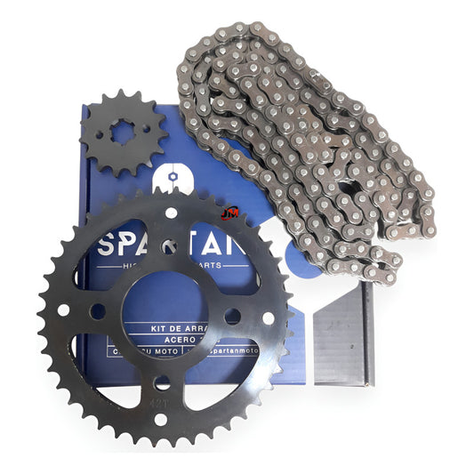 Kit Arrastre Cb 150 Invicta (15x42) /428h-128l Spartan Negro