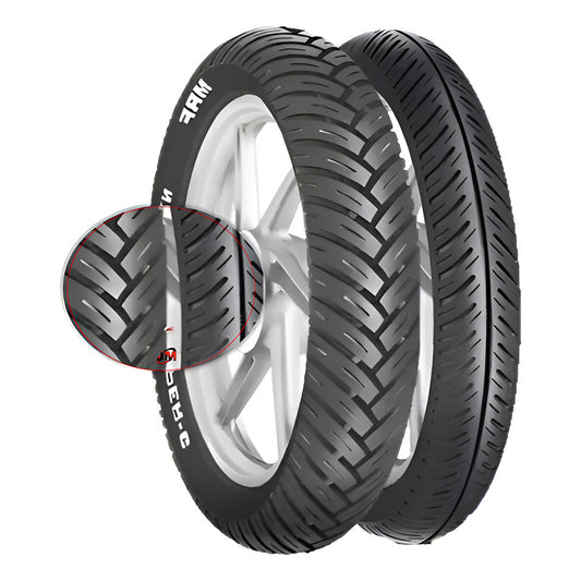 Llantas 120/80-17 Y 90/90-17 Mrf Zapper C/fs Combo Tl