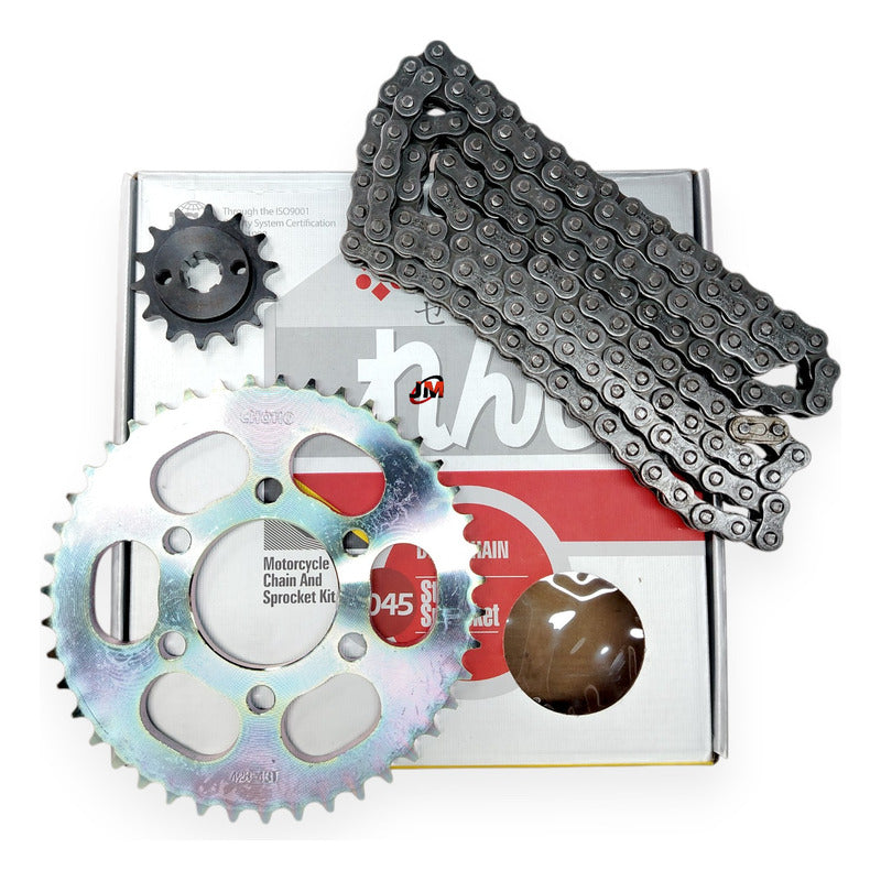 Kit Arrastre O-ring Tnt 150 Benelli (14x43) /428ho-136 Choho Plateado