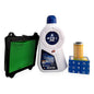 Aceite Bajaj 1.2l +filtro Aceite+filtro Aire Pulsar Ns200 Fi