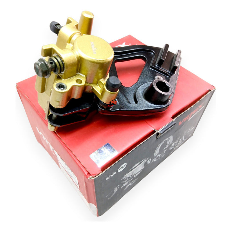Mordaza Freno Trasero Apache 160 4v /180 2v + Soporte Vitrix
