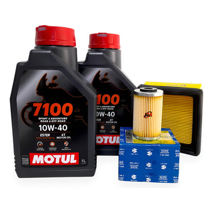Aceite Motul 10w-40 X2 +filtro Aceite + Aire Duke 200/390 Ag