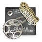 Kit Arrastre Xtz 150 Revo Scorpion (14x45)6h 428h-132 Dorada Plateado