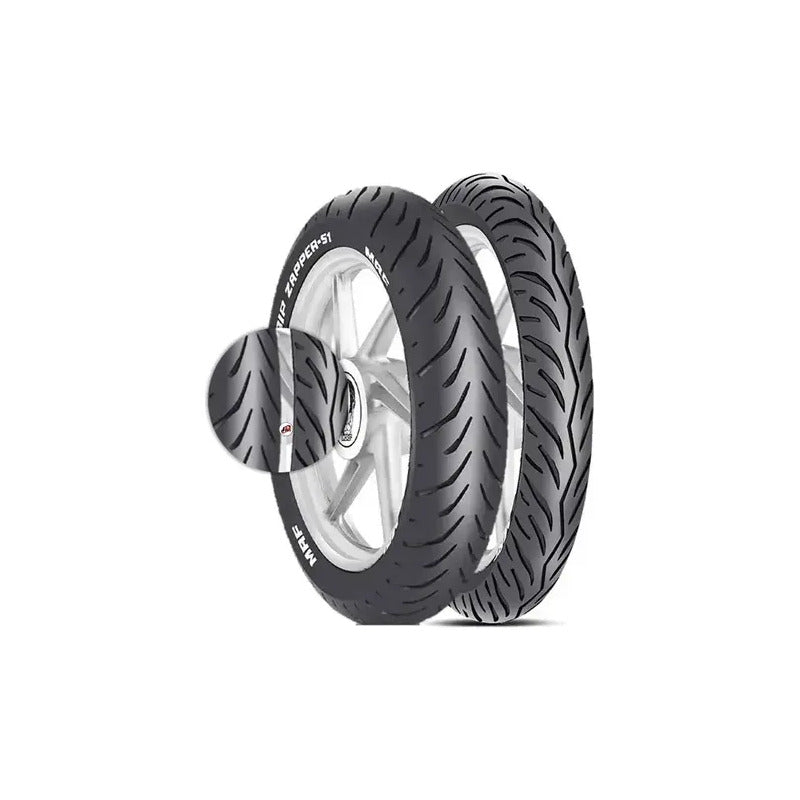 Llantas 130/70-17 Y 100/80-17 Mrf Zappers/fx1 Combo Tl