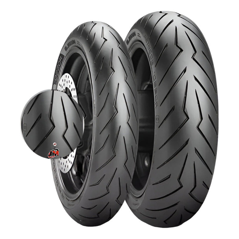 Llanta 130/70-12 Y 120/70-12 Pirelli Diablo Rosso Scooter Tl